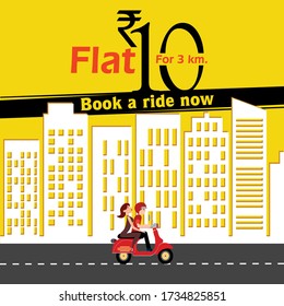 Flat rs. 10 Book a ride now