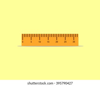 Flat ruler icon