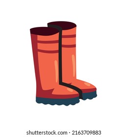 flat safety boots design over white