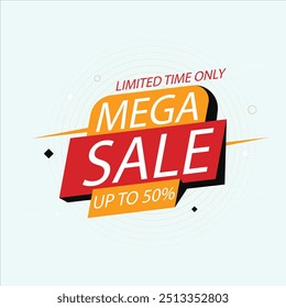 flat sale background. sales banner