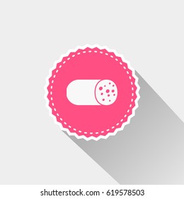 flat sausage icon