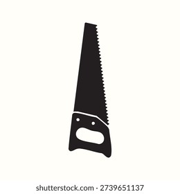 Flat Saw Vector Tool Illustration