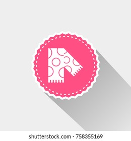flat scarf icon