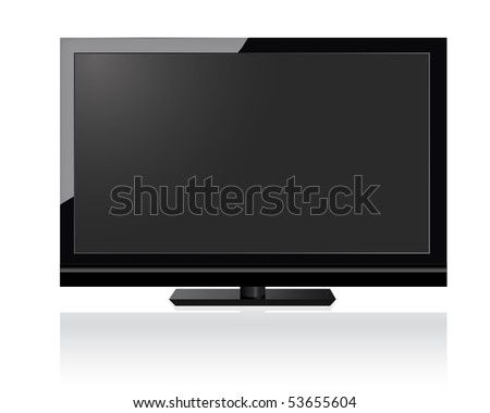 flat screen HD television in new technology