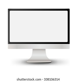 Flat screen. vector illustration