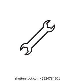Flat screwdriver icon symbol vector Illustration.