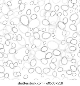 Flat Seamless Eggs Pattern