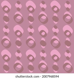 Flat seamless pattern for prints, cobwebs, textiles, advertising and any design projects. Simple rounded shapes will decorate any surface or thing and make it attractive.