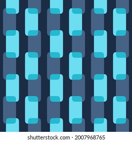 Flat seamless pattern for prints, cobwebs, textiles, advertising and any design projects. Simple rounded shapes will decorate any surface or thing and make it attractive.