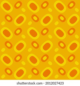 Flat seamless pattern for prints, cobwebs, textiles, advertising and any design projects. Simple rounded shapes will decorate any surface or thing and make it attractive.