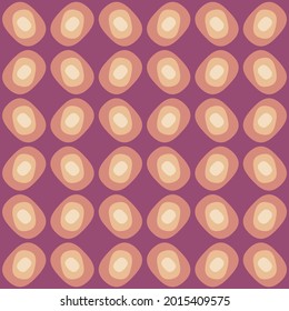 Flat seamless pattern for prints, cobwebs, textiles, advertising and any design projects. Simple rounded shapes will decorate any surface or thing and make it attractive.