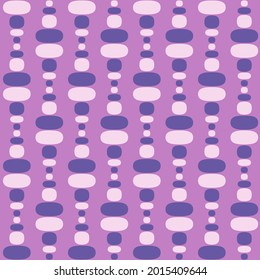 Flat seamless pattern for prints, cobwebs, textiles, advertising and any design projects. Simple rounded shapes will decorate any surface or thing and make it attractive.