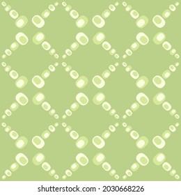 Flat seamless pattern for prints, cobwebs, textiles, advertising and any design projects. Simple rounded shapes will decorate any surface or thing and make it attractive.
