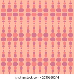 Flat seamless pattern for prints, cobwebs, textiles, advertising and any design projects. Simple rounded shapes will decorate any surface or thing and make it attractive.