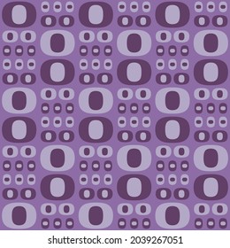 Flat seamless pattern for prints, cobwebs, textiles, advertising and any design projects. Simple rounded shapes will decorate any surface or thing and make it attractive.