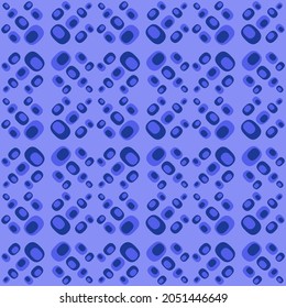 Flat seamless pattern for prints, cobwebs, textiles, advertising and any design projects. Simple rounded shapes will decorate any surface or thing and make it attractive.