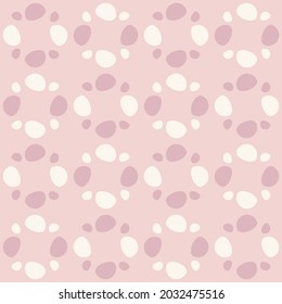 Flat seamless pattern for textiles, web, advertising, prints and any design projects. Simple natural rounded shapes will decorate any surface or thing and make it attractive.