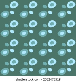 Flat seamless pattern for textiles, web, advertising, prints and any design projects. Simple natural rounded shapes will decorate any surface or thing and make it attractive.