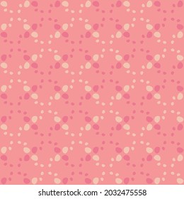Flat seamless pattern for textiles, web, advertising, prints and any design projects. Simple natural rounded shapes will decorate any surface or thing and make it attractive.
