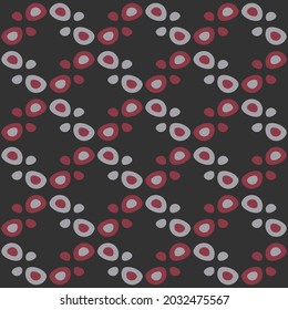 Flat seamless pattern for textiles, web, advertising, prints and any design projects. Simple natural rounded shapes will decorate any surface or thing and make it attractive.