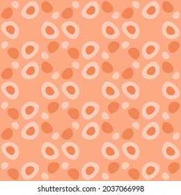 Flat seamless pattern for textiles, web, advertising, prints and any design projects. Simple natural rounded shapes will decorate any surface or thing and make it attractive.