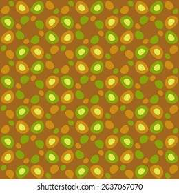 Flat seamless pattern for textiles, web, advertising, prints and any design projects. Simple natural rounded shapes will decorate any surface or thing and make it attractive.