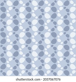 Flat seamless pattern for textiles, web, advertising, prints and any design projects. Simple natural rounded shapes will decorate any surface or thing and make it attractive.