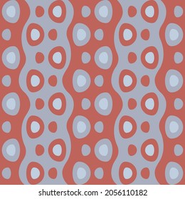 Flat seamless pattern for textiles, web, advertising, prints and any design projects. Simple natural rounded shapes will decorate any surface or thing and make it attractive.