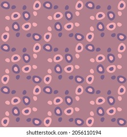 Flat seamless pattern for textiles, web, advertising, prints and any design projects. Simple natural rounded shapes will decorate any surface or thing and make it attractive.