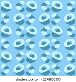 Flat seamless pattern for textiles, web, advertising, prints and any design projects. Simple natural rounded shapes will decorate any surface or thing and make it attractive.