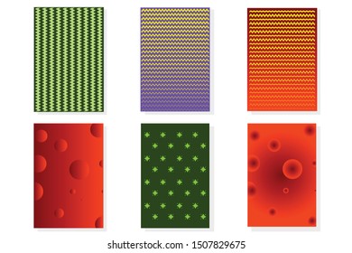 Flat seamless zig zag lines gradient texture curves background for advertising cover. Wavy stripes and zig zag vector halftone lines texture journal covers 
