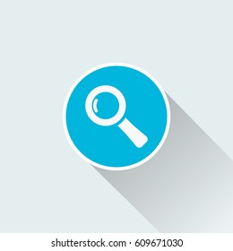 flat search icon 