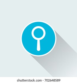 flat search icon