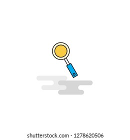 Flat Search  Icon. Vector
