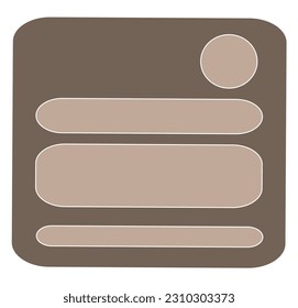 Flat search string for banner plan,calendar design. Computer interface. Vector illustration. Stock image.