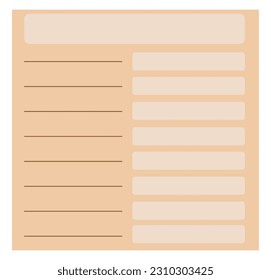 Cadena de búsqueda plana para el plan de banners,diseño de calendario. Interfaz de equipo. Ilustración vectorial. Imagen de archivo.