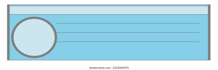 Flat search string for banner plan,calendar design. Computer interface. Vector illustration. Stock image.