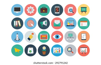 
Flat SEO and Marketing Icons 1
