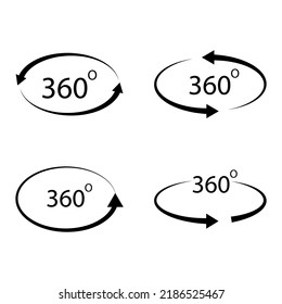 Flat set with angle of degrees. measuring radius. Vector illustration. Stock image.