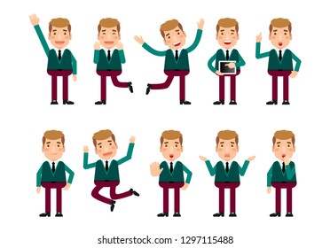 Flat set - Businesspeople