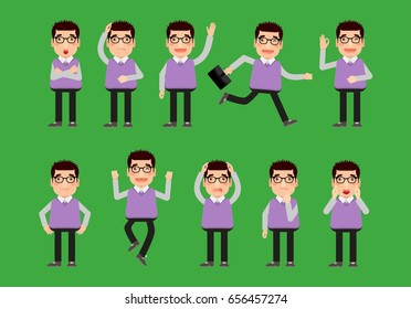 Flat set - Businesspeople