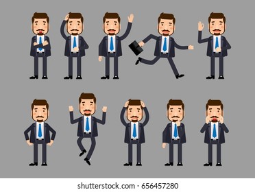 Flat set - Businesspeople