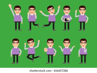 Flat set - Businesspeople