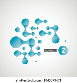 Flat set. Digital background. Modern flat design. Abstract background technology graphic design. Business network concept. Business teamwork concept. Internet technology. Website icon symbol