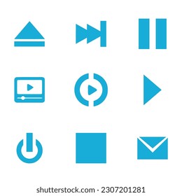 flat set icon, vektor logo icon svg