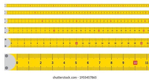 Flat set of yellow roulettes for concept design. Stock image. Vector illustration. EPS 10.