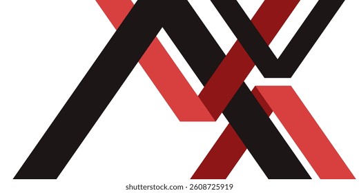 Flat shape business banner background