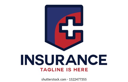 Flat Shield for business Logo template designs