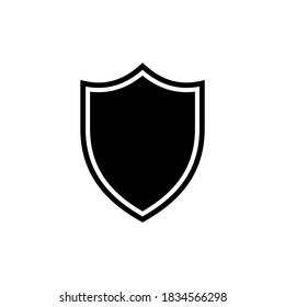 Flat Shield protection icon vector illustration