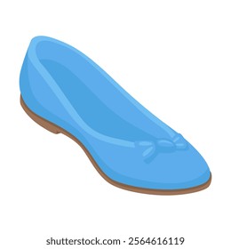 Flat Shoe Emoji Icon Illustration. Footwear Vector Symbol Emoticon Design Doodle Vector.